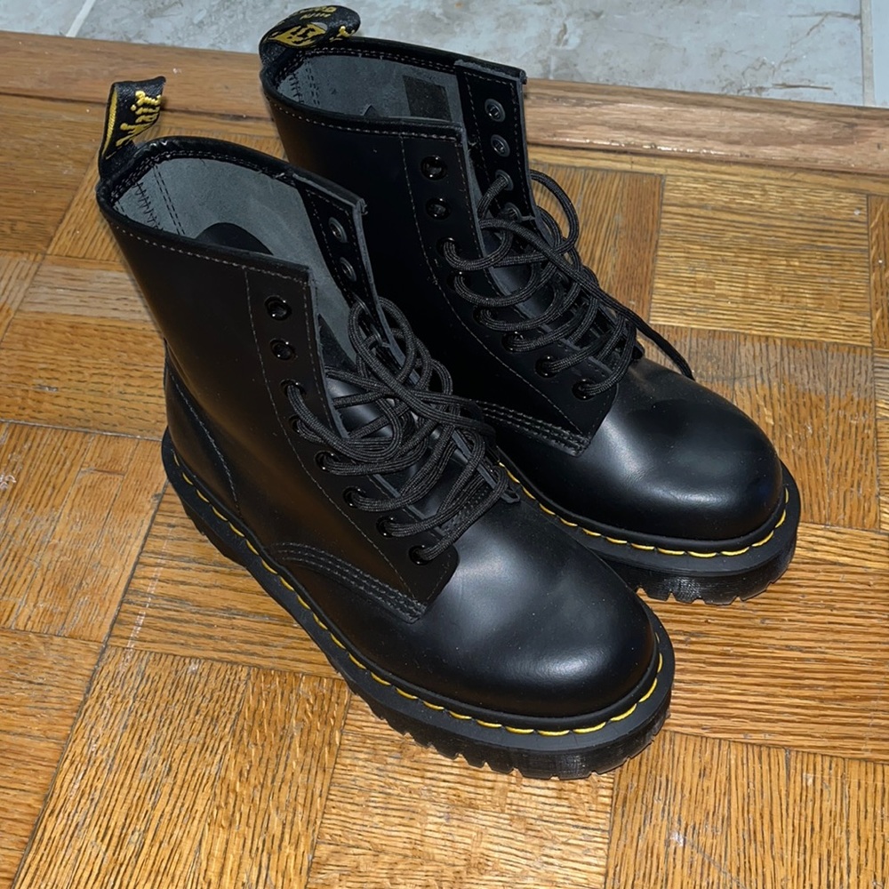 Dr. Martens 1460 Smooth Leather Platform Boot